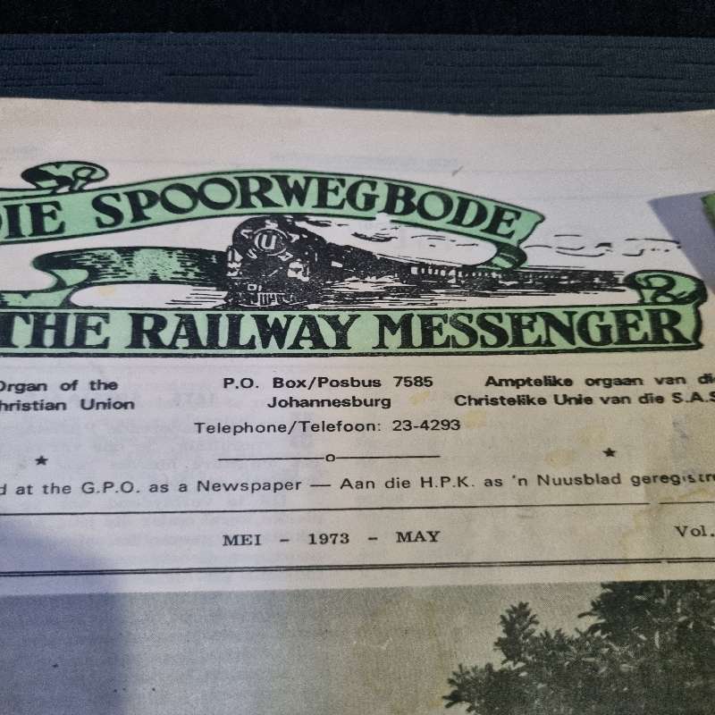 22 x Vintage booklets - Die Spoorwegbode / The Railway Messenger - 1970's to 1990's