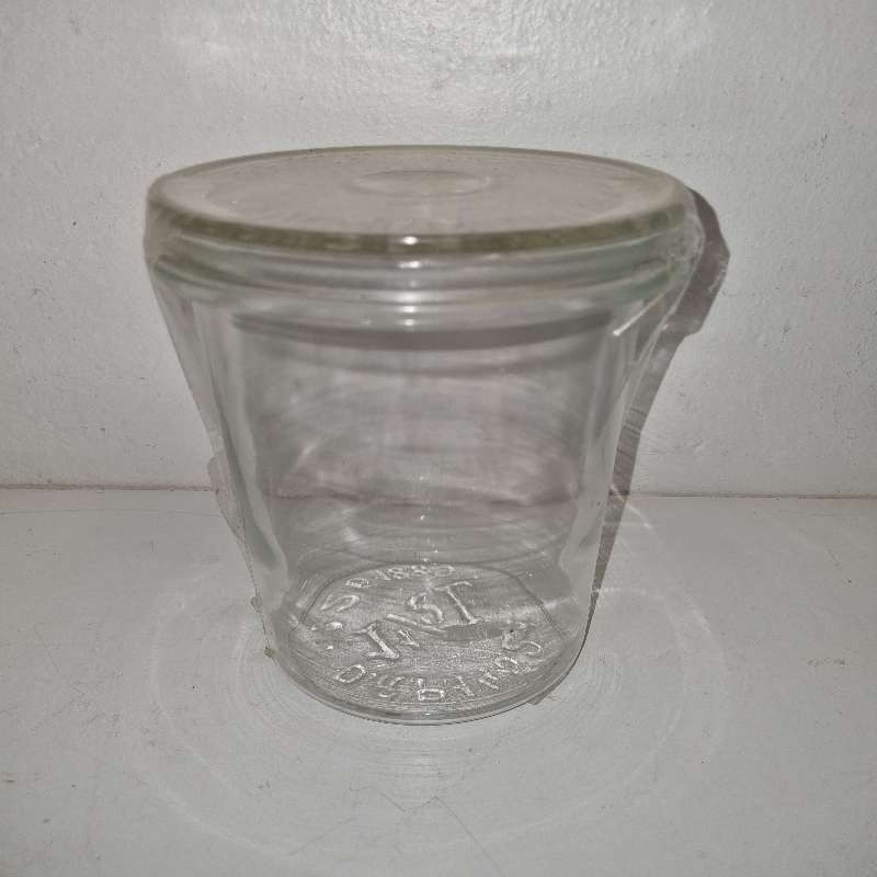 Vintage Glass Jar with lid - 1 1/2L Adler Progress Conservenglas