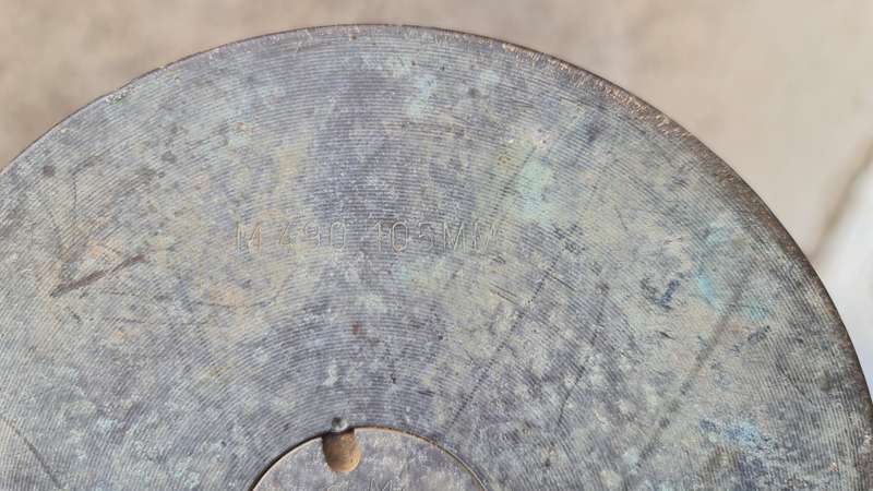 Very Large Vintage Brass Cannon Shell Casing M490 105mm