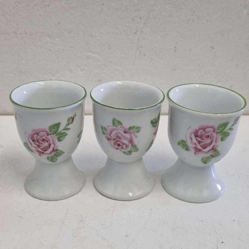 3 x Wiesenthal Porcelain Egg Cups - Made in Germany