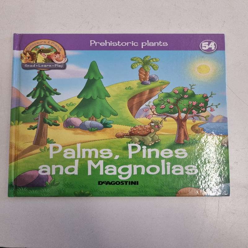 Dinosaurs & Friends - Prehistoric plants - Palms, Pines and Magnolias - Deagostini book