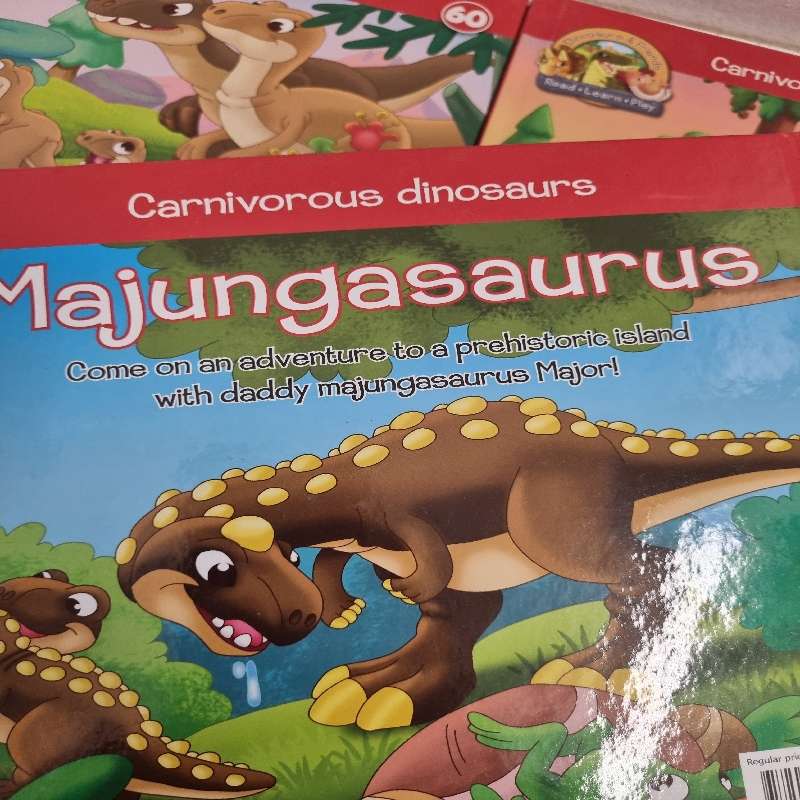 4 x Dinosaurs & Friends books - Carnivorous Dinosaurs - Deagostini books - Great condition