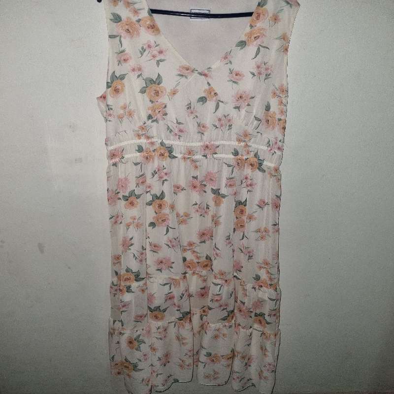 Long Floral Dress - Contempo - Size 16