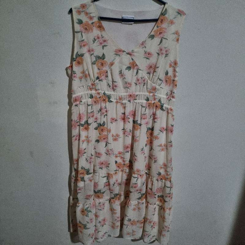 Long Floral Dress - Contempo - Size 16