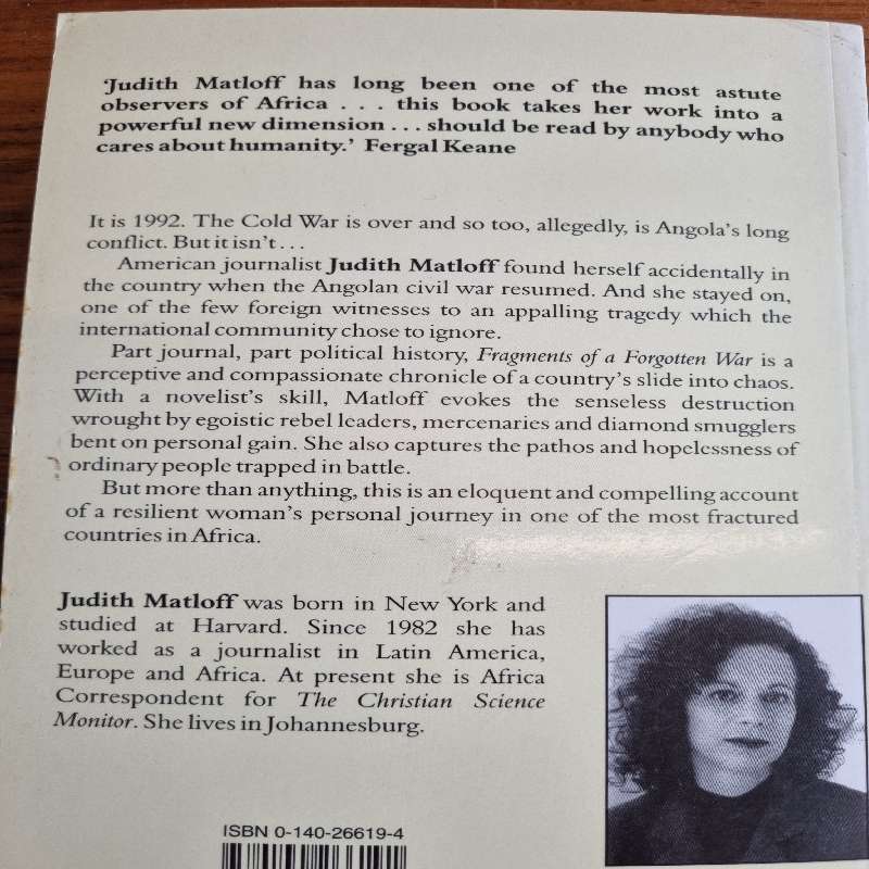 Fragments of a Forgotten War - Judith Matloff