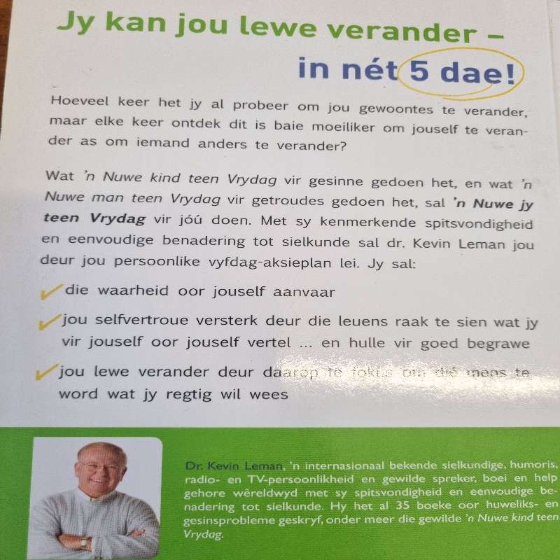 'n Nuwe jy teen Vrydag - Dr. Kevin Leman