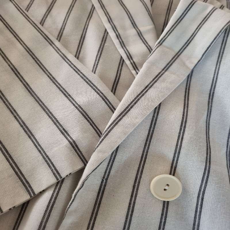 Vintage Retro Striped Jacket - Size 14