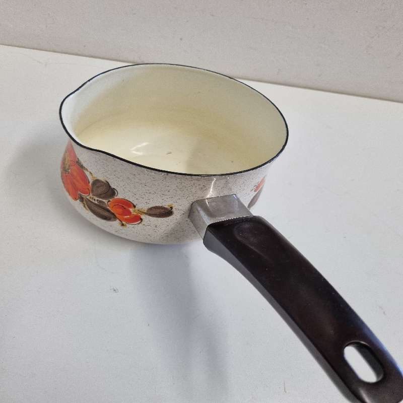 Vintage Enameled Show Pans Sanko Ware Sauce Pan - Made in Japan