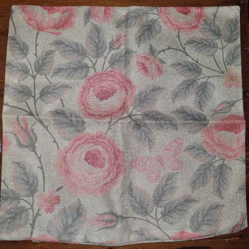Scatter Cushion cover with flower detail - New