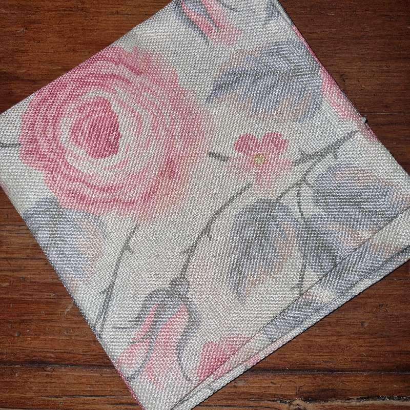 Scatter Cushion cover with flower detail - New