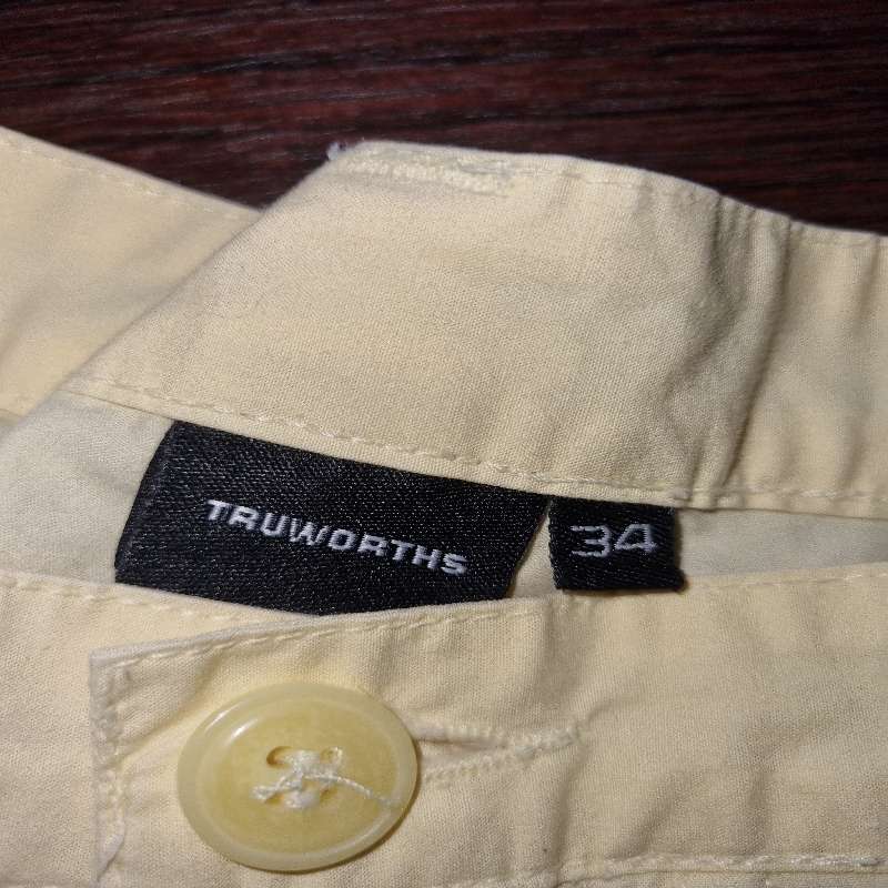 Truworths Pants - Yellow - Size 34