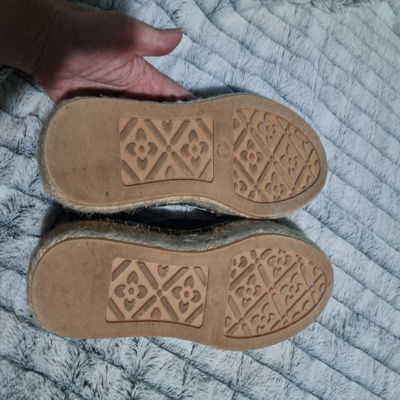 Woolworths black leather shoes - Size 7