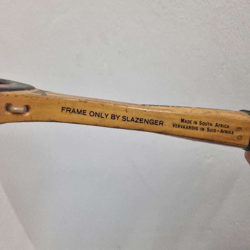 Vintage Slazenger Phantom Junior Wooden Racket - See pictures