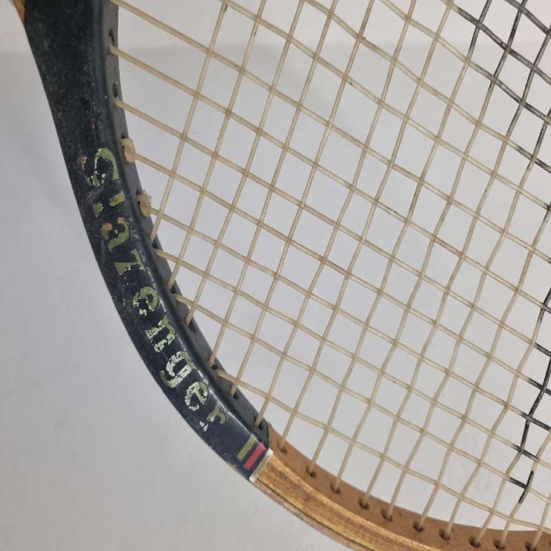 Vintage Slazenger Phantom Junior Wooden Racket - See pictures