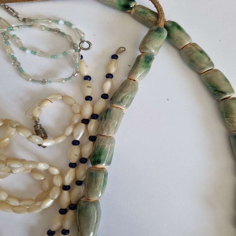 5 x Vintage Beaded Necklaces