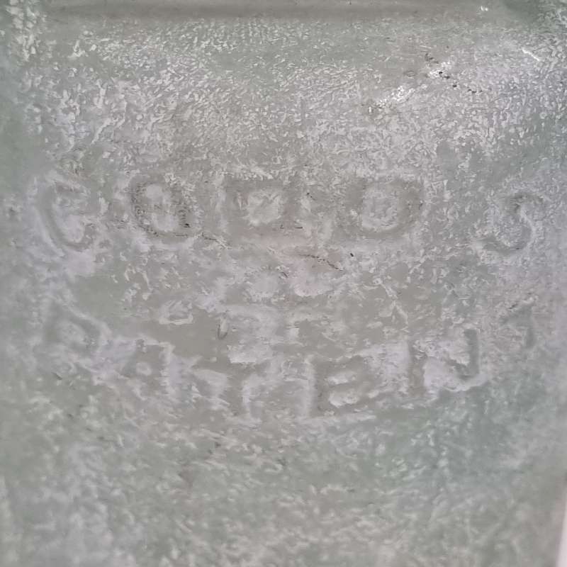 Antique Codd's bottle with marble