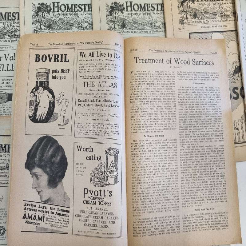 10 x Vintage Magazines - The Homestead - 1926 - 1929
