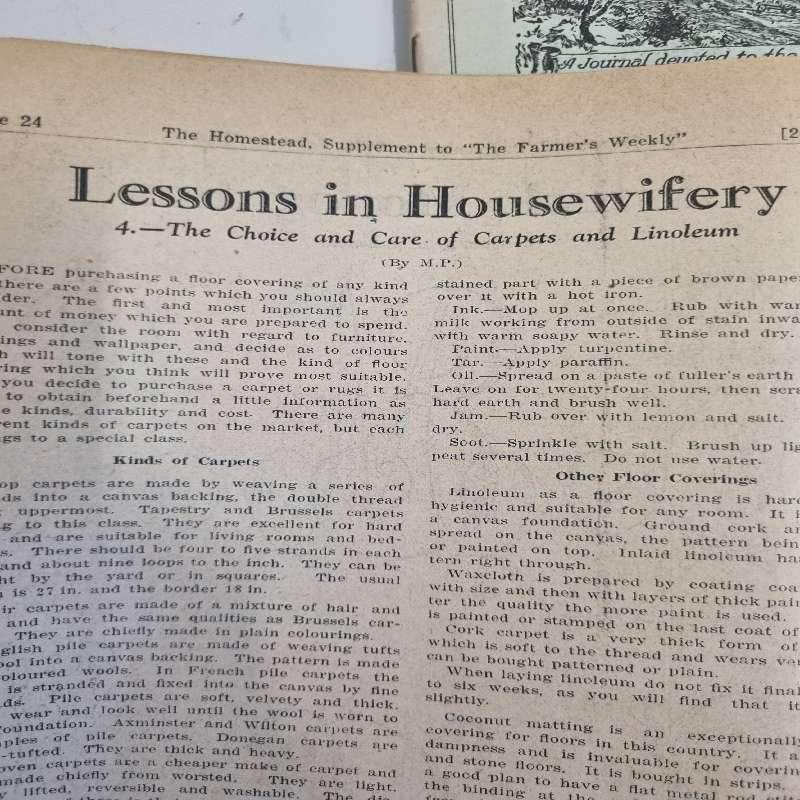 10 x Vintage Magazines - The Homestead - 1926 - 1929