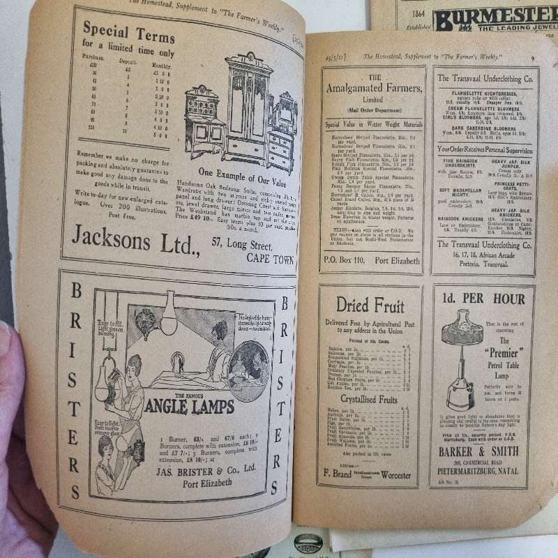 6 x Vintage Magazines - The Homestead - 1920 - 1922