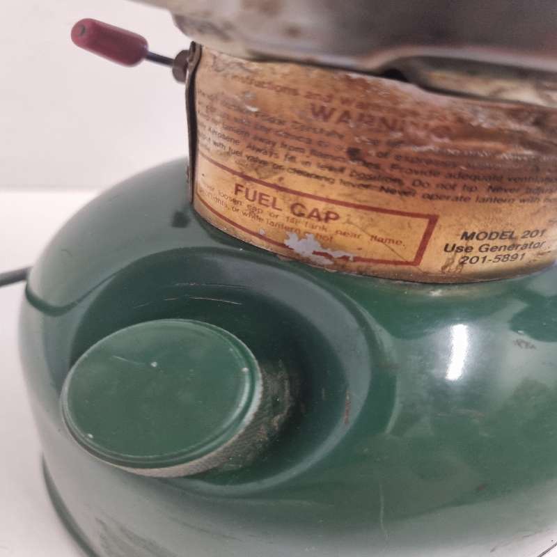 Vintage Coleman Lantern - Model 201 - No glass - See pictures.  What you see is what you get