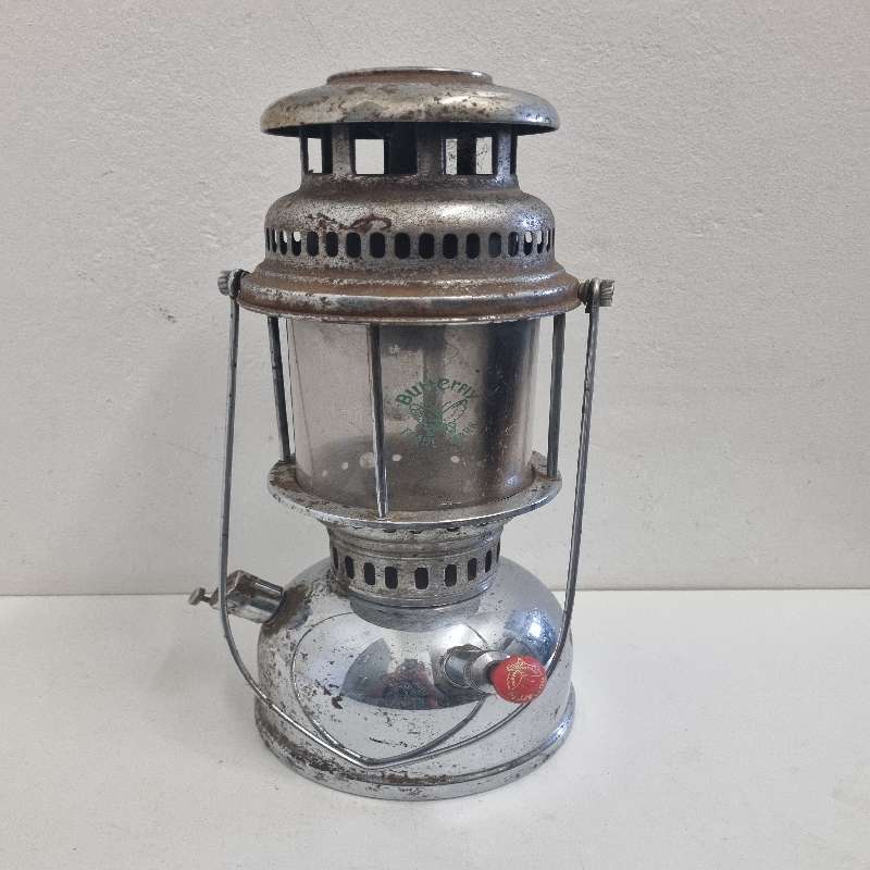 Vintage Butterfly Lantern - See pictures.  What you see is what you get