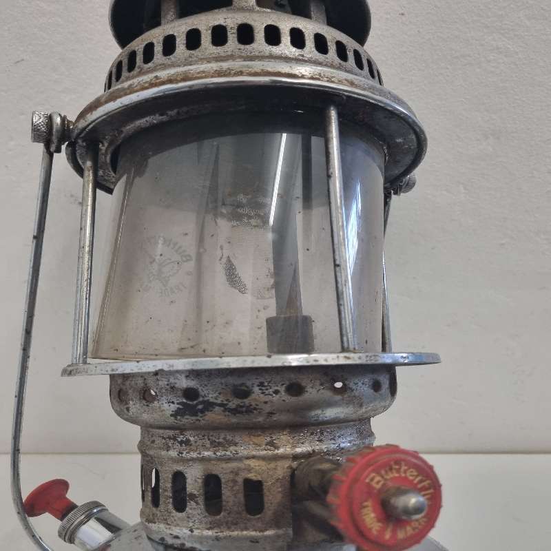 Vintage Butterfly Lantern - See pictures.  What you see is what you get