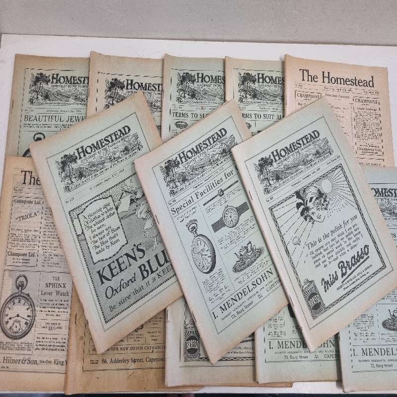13 x Vintage Magazines - The Homestead - 1923 - 1925