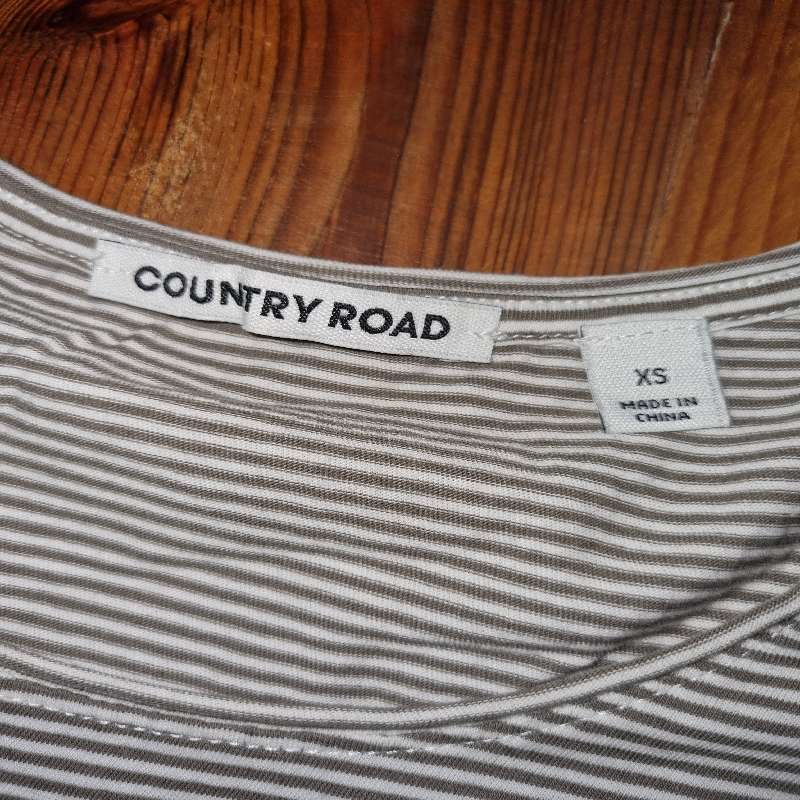Country Road 100% Cotton striped t-shirt - Size XS