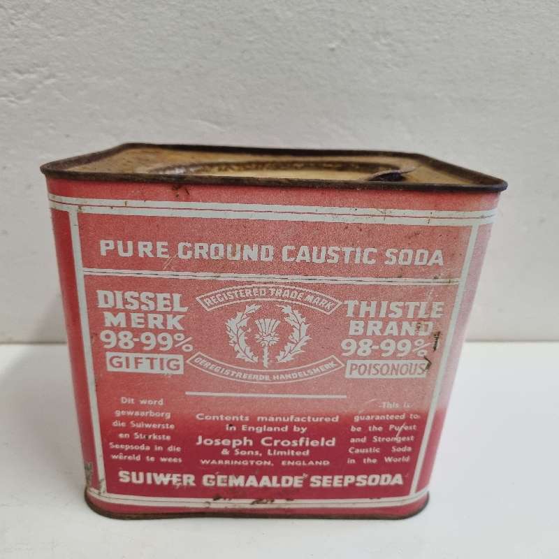 Vintage Dissel Merk / Thistle Brand Tin
