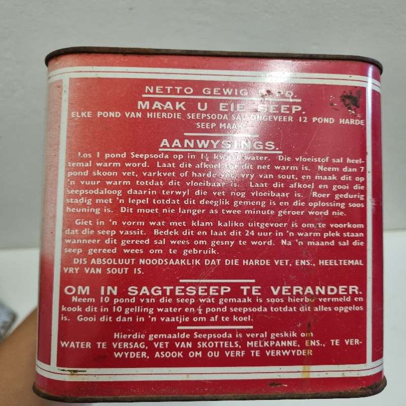 Vintage Dissel Merk / Thistle Brand Tin
