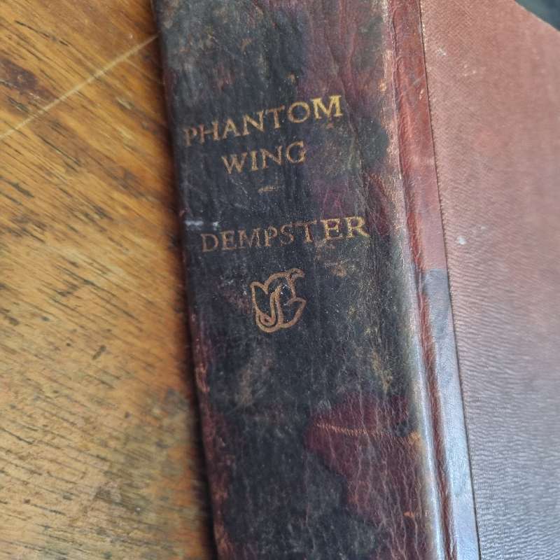 Vintage Leather Bound Book - The Phantom Wing - Johannesburg Public Library