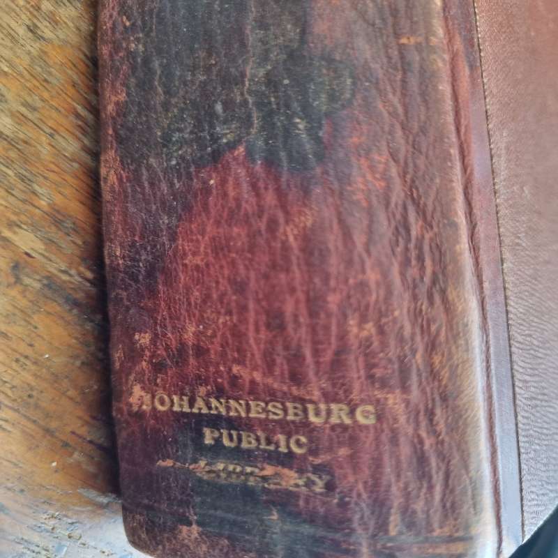 Vintage Leather Bound Book - The Phantom Wing - Johannesburg Public Library