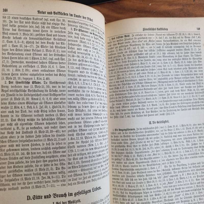 Stuttgarter Biblisches Nachschlagewerk - Beautiful Large Vintage Book - 1932