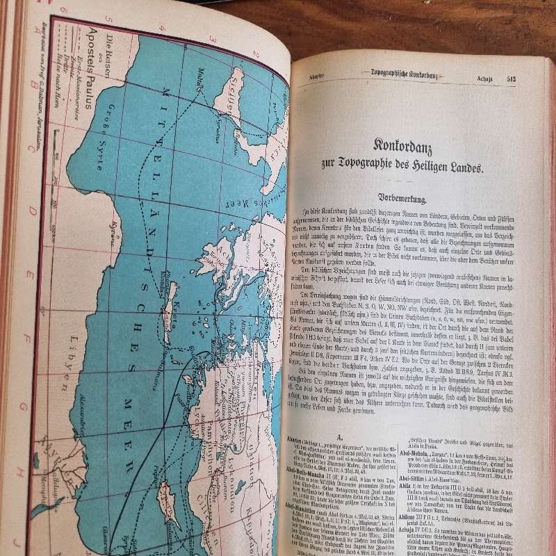 Stuttgarter Biblisches Nachschlagewerk - Beautiful Large Vintage Book - 1932