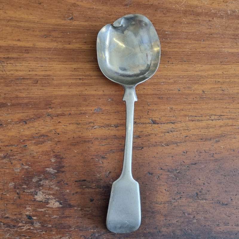 Vintage Large Patosi Silver Spoon with lots of character - See pictures