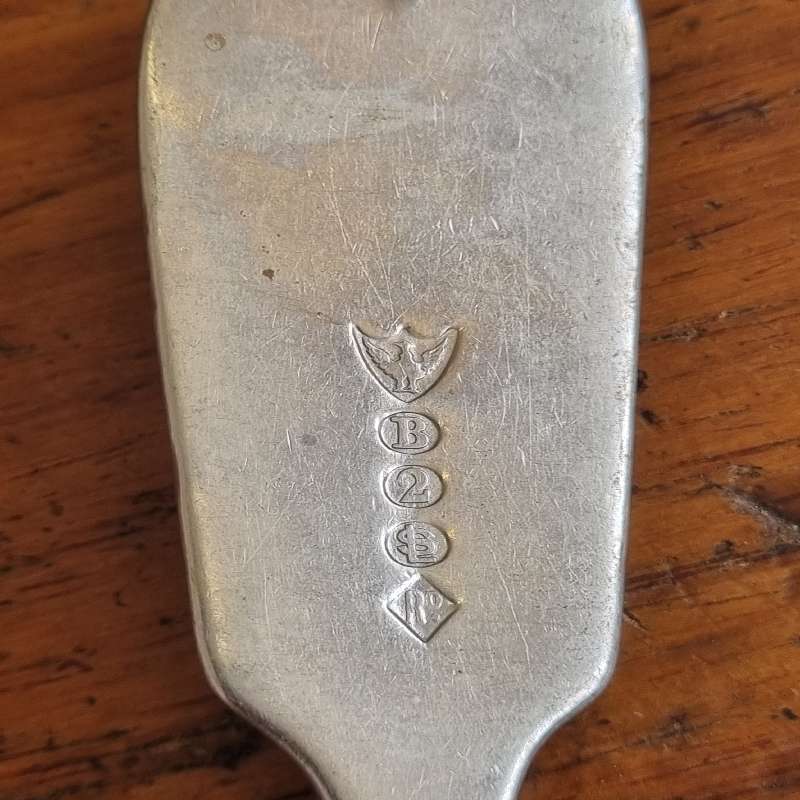 Vintage Large Patosi Silver Spoon with lots of character - See pictures