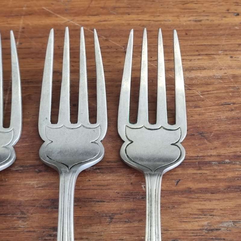 6 x Beautiful Vintage Forks - EPNS