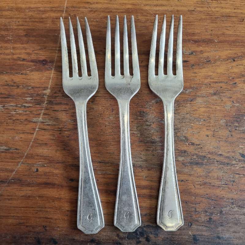 3 x Vintage Forks - Stamped - EPNS Great Quality in Great Condition