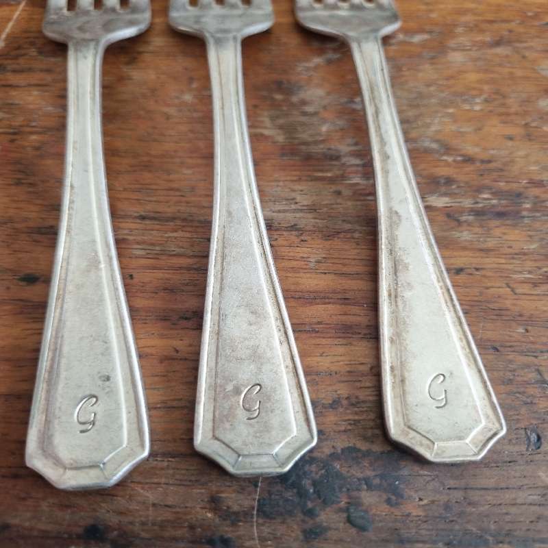 3 x Vintage Forks - Stamped - EPNS Great Quality in Great Condition