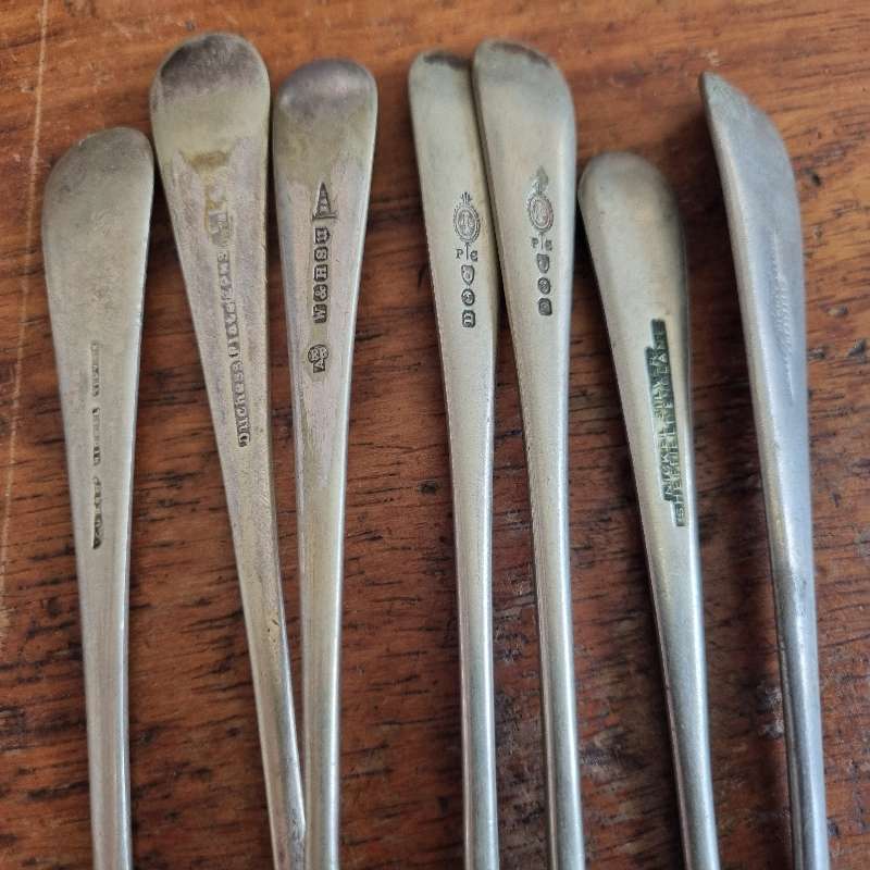 13 x Vintage Forks - all stamped