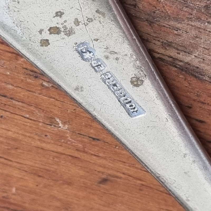 Beautiful Vintage EPNS spoon with engraved detail - 16cm
