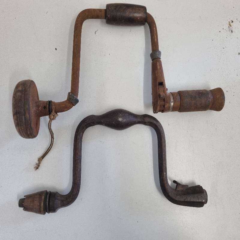 2 x Vintage Tools - Hand Drill, etc.  See pictures - What you see is what you get