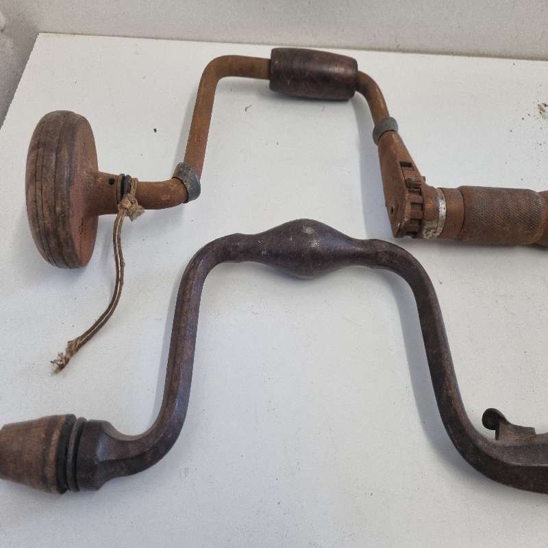 2 x Vintage Tools - Hand Drill, etc.  See pictures - What you see is what you get