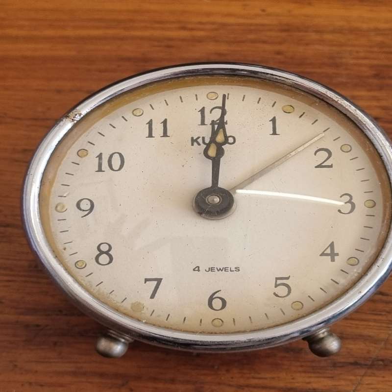 Vintage Kuco 4 Jewels Alarm Clock