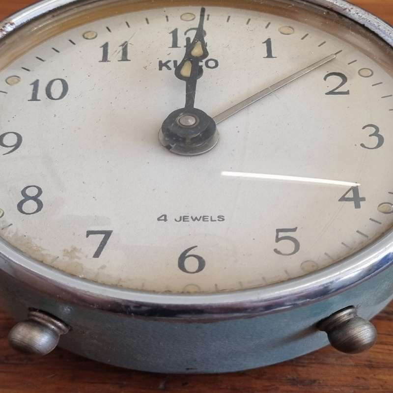 Vintage Kuco 4 Jewels Alarm Clock