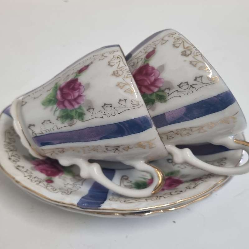 2 x Vintage Mini Porcelain Duos