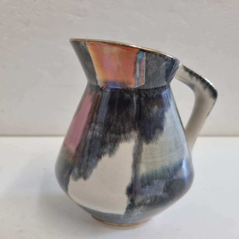 Vintage Retro Colourful Porcelain Jug - West Germany - Height - 14.5cm