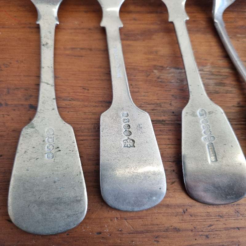 11 x Vintage Forks - all stamped