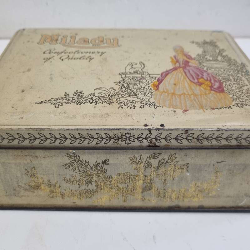 Vintage Milady Confectionery Tin - Waller and Hartley Ltd - Blackpool England