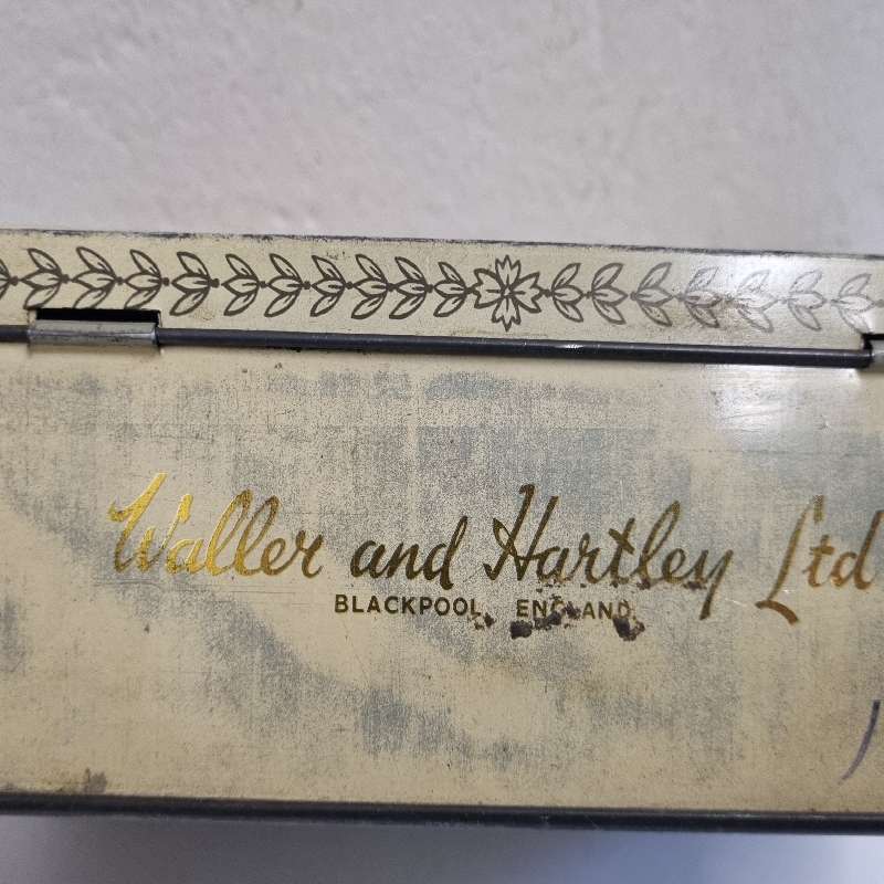 Vintage Milady Confectionery Tin - Waller and Hartley Ltd - Blackpool England
